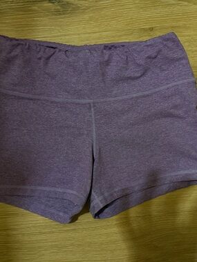 Fleo Plum Heather Athletic Shorts
